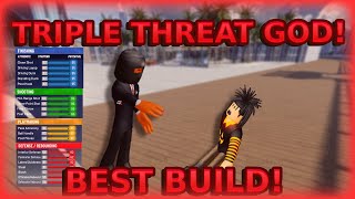 THIS TRIPLE THREAT GOD BUILD IS THE BEST BUILD IN HOOPS LIFE ANKLE BREAKERS CONTACT DUNKS [upl. by Glynias527]