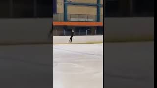 Alexandra Trusova First Quad video 4S3T [upl. by Persse]