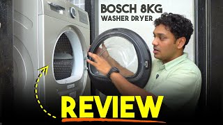 Bosch Series 6 8kg Front Load Washing Machine Review in Hindi [upl. by Ellered794]