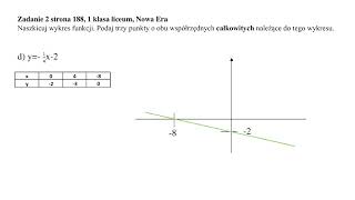 zadanie 2 strona 188 1 liceum nowa era [upl. by Solly]