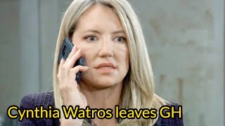 General Hospital Shocking Spoilers Nina directs the murder Cynthia Watros leaves GH [upl. by Noisla561]