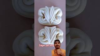 How to make clay art design 🙏 Sagar pal vlog 🎨🖌️ Satisfying amp Creative Bread Rolls short clay art [upl. by Metsky]