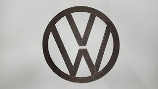 Volkswagen Logo Drawing  Logo Çizimi  Car Drawing [upl. by Tanberg]