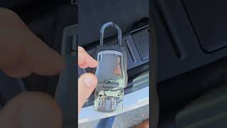 Opening a Lockbox to Release the Shackle Master Lock model [upl. by Llydnek]