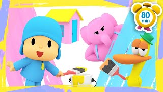 Learning Colors House of Colors  Pocoyo in English  Full Episodes  Cartoons for Kids [upl. by Torrell]