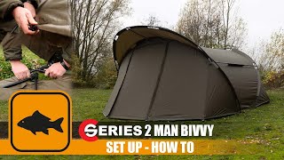 CSeries 2 Man Bivvy Set Up Instructions  Carp Fishing [upl. by Cart]