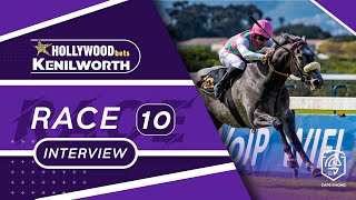 20240120 Hollywoodbets Kenilworth interview Race 10 won by ITSRAININGWILLIAM [upl. by Batory]