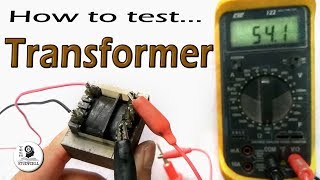 How to test a Transformer using digital multimeter [upl. by Ybok]