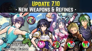 Spring Fir Larcei Tsubasa Chad amp Heath New Refines Update 710  Fire Emblem Heroes Guide [upl. by Orteip]