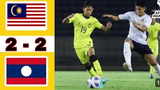 Malaysia U17 vs Laos U17 🔥🔥🔥 [upl. by Tab]