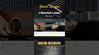 I Started a Joke  Bee Gees  EASY Guitar Lessons TAB  Guitar Tutorial guitarhowto [upl. by Swamy]