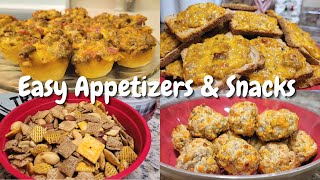 Easy Appetizers for Christmas or Anytime  StressFree Christmas Appetizers and Savory Snacks [upl. by Treb833]