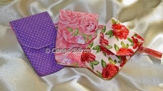 26  Handytasche  Smartphonetasche nähen DIY sew Smartphone cas [upl. by Baryram]