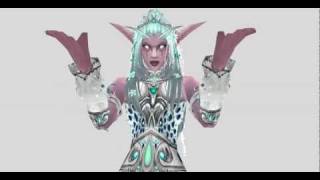 Young Tyrande Whisperwind Priestess Outfit Old model By Vaanel [upl. by Gruber]