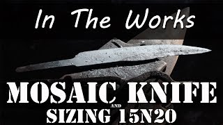 Matts Mosaic Knife Part 2  Ilya Starts a Mosaic Billet [upl. by Inihor]