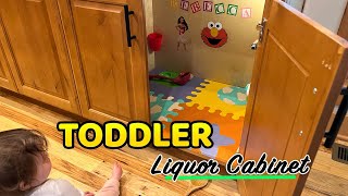 How to build a playroom out of a liquor cabinet [upl. by Rind]