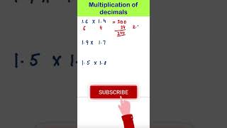 Decimal Multiplication Tricks  Multiplication Trick  Vedic maths  Speed Maths [upl. by Ileyan]