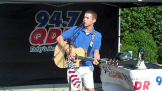 Scotty McCreery at 7 16 2010 QDR Live Broadcast from Garnermp4 [upl. by Lorant]