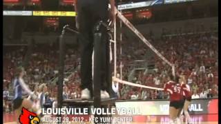 Louisville Volleyball Aug 29 2012 vs UK Highlights [upl. by Ajiat]