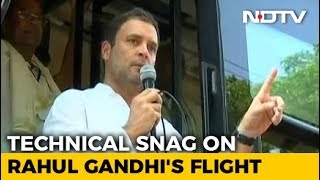 quotIntentional Tamperingquot Alleges Team Rahul Gandhi After Major Flight Scare [upl. by Olshausen]