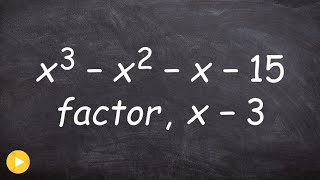 How to determine if a factor is a factor of a polynomial using factor theorem [upl. by Inittirb481]