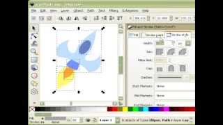 inkScape  How to add a perimeter border around shapes [upl. by Dnaltruoc]