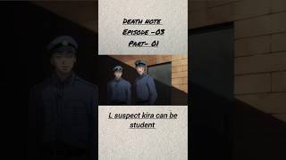 Death Note Episode 03 part1 Hindi dubbed deathnotehindi anime netflixanime japaneseanime [upl. by Yalahs]