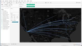 How to Create an Origin and Destination Map with more than one Stop in Tableau [upl. by Mosera559]