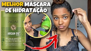 MÁSCARA ARGAN OIL INOAR  RESENHA NO CABELO CRESPO [upl. by Norud]