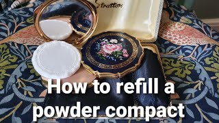 How to refill a powder compact [upl. by Iggam]