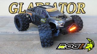 New Brushless RLAARLO ROG1 GLADIATOR RC Truck  Quick First Look Rlaarlo [upl. by Neehs]