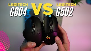 Logitech G502 VS Logitech G604 Gaming Mouse  Which kind of gamer are you [upl. by Aja]