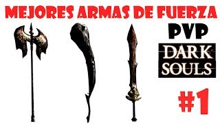 Dark Souls PvP con mejores armas de fuerza  Ep1 Garrotazo espadón H serpiente y zweihander [upl. by Edwin225]