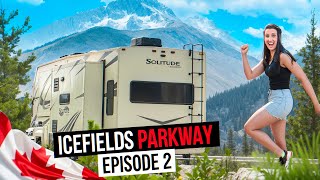 An EXCEPTIONAL Place to RV in Canada Icefields Parkway [upl. by Jeanna]