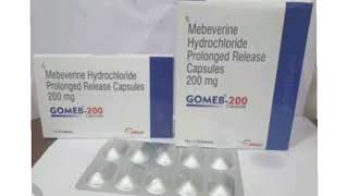 GOMEB 200 Capsule Mebeverine Hydrochloride Prolonged Release Capsules 200 mg [upl. by Enois]