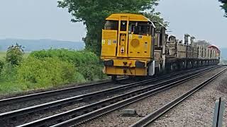 DB cargo class 66066 working the 0500 6N65 service from Marden to Hoo Juction up yard [upl. by Milson]