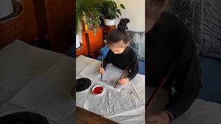 Magical Talent Little Girl Writes with Both Hands – A Future Star in the Making funny cutebaby [upl. by Kamat]