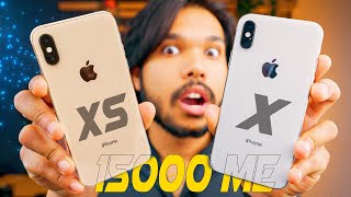 Big Fight iPhone X vs iPhone XS  17K Me Best After IOS17 [upl. by Oicaro]