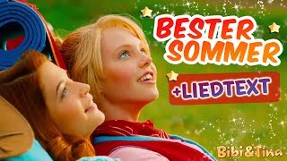 Bibi amp Tina  DER BESTE SOMMER jetzt mit LYRICS zum Mitsingen [upl. by Illek]