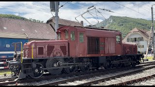 Oebb OensingenBalsthalBahn  Rangierfahrt Krodokil 15301 De 66 [upl. by Anaej]