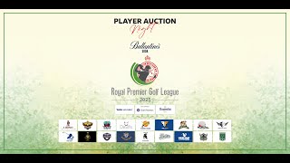 Royal Premier Golf Leauge Auction 2025 [upl. by Higgins693]