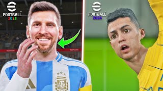 eFootball 2025 vs eFootball 2024  Gameplay and Graphics Comparison [upl. by Emlyn]