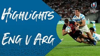 Extended Highlights England 3910 Argentina  Rugby World Cup 2019 [upl. by Clarice]