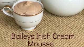 EASY Baileys Irish Cream Mousse [upl. by Ayyn]