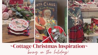 Cottage Christmas Inspiration  Cottage Style Christmas Decor  The Christmas Cottage [upl. by Attegroeg]