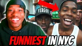 V Boogie is The FUNNIEST COMEDIAN in NYC Vboogie  Buss That Ass REACTION [upl. by Ecirtnuahs618]