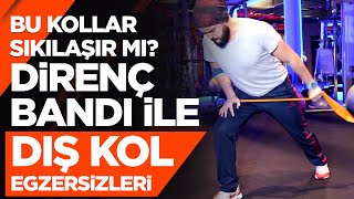 Bu Kollar Sıkılaşır mı Direnç Bandı ile Dış Kol Egzersizleri [upl. by Cailean]