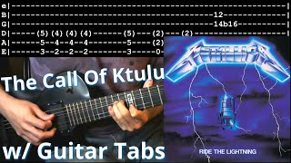 How to play The Call Of Ktulu wTabs  Metallica [upl. by Tonry803]