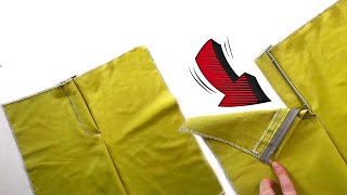 How To Sew A Fly Front Zipper  Easy Sewing Technique For Beginners [upl. by Eiliah]