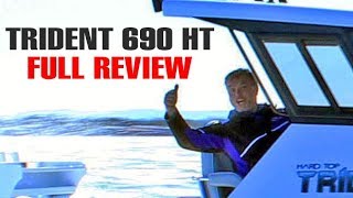 Quintrex Trident 690 HT  Yamaha F225HP 4Stroke full review [upl. by Buyse]